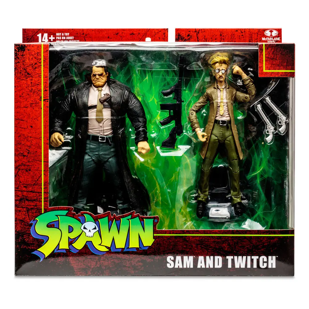 Spawn Sam &amp; Twitch Deluxe akciófigura csomag 18 cm termékfotó