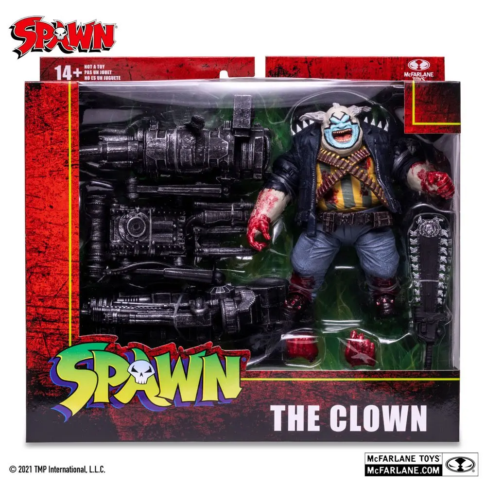 Spawn The Clown (Bloody) akciófigura Deluxe csomag 18 cm termékfotó