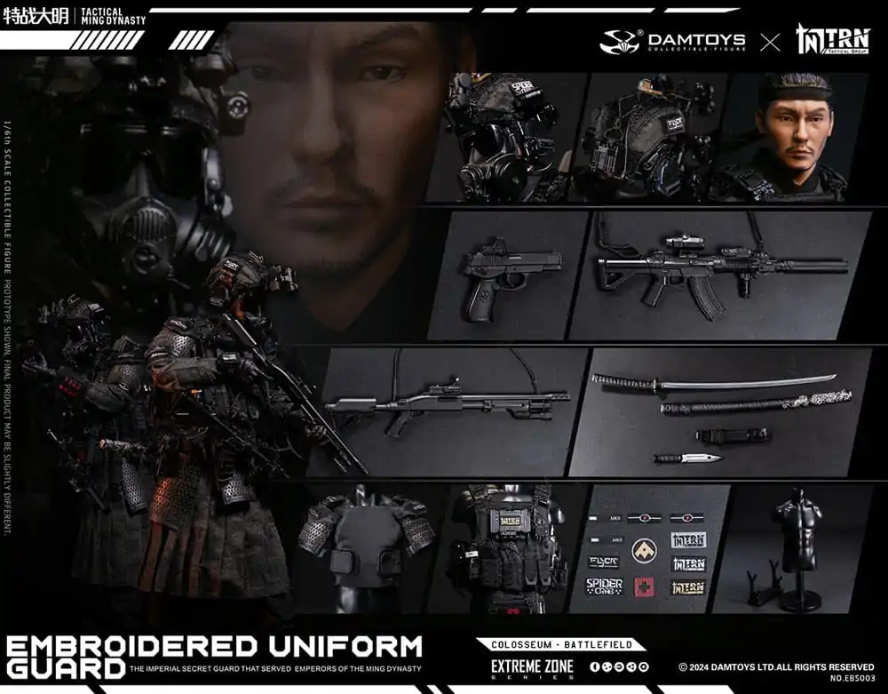 Special Warfare Ming Dynasty Extreme Zone 1/6 Jinyiwei akciófigura 28 cm termékfotó