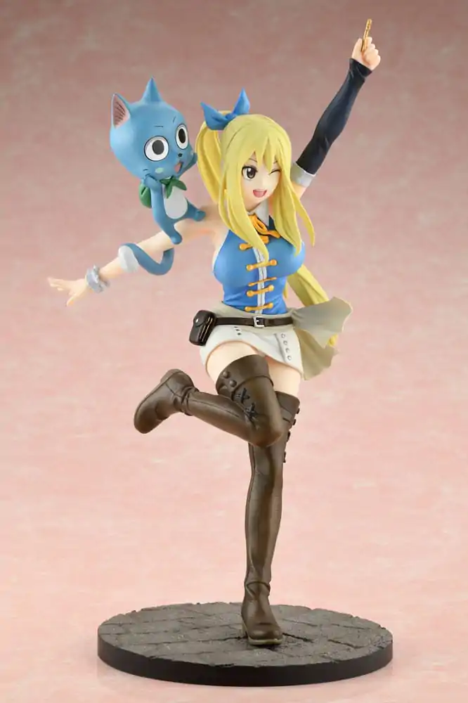 Fairy Tail 1/8 Lucy Heartfilia Wink Ver. PVC szobor figura 23 cm termékfotó