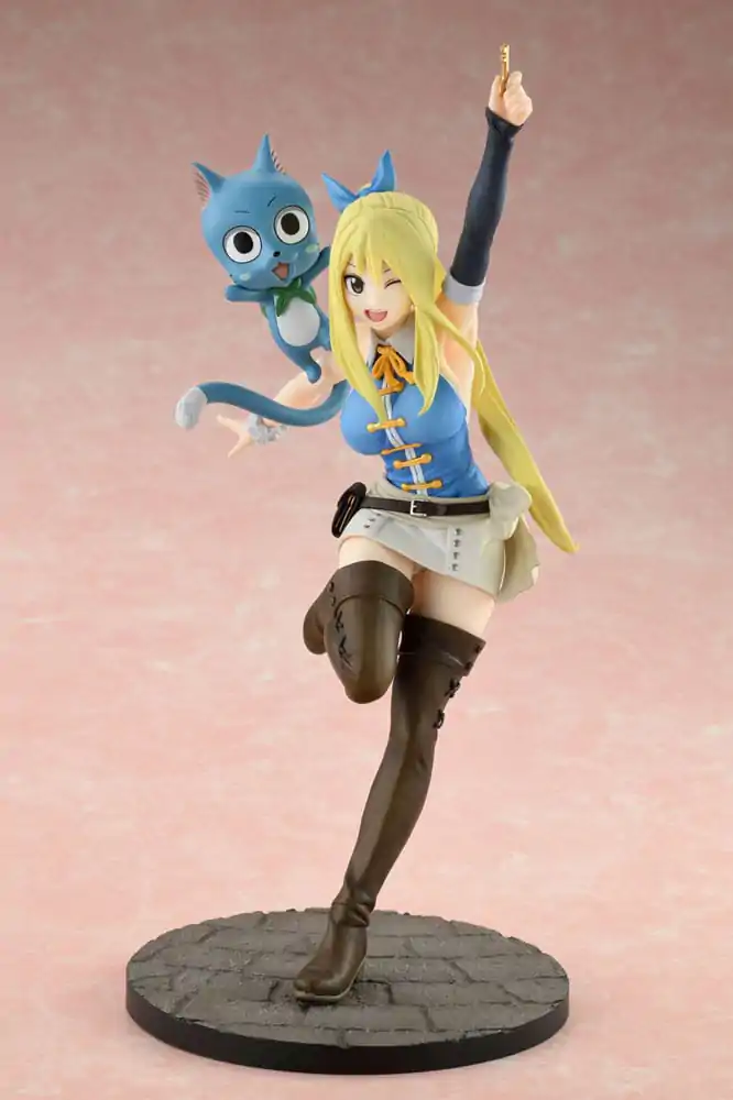 Fairy Tail 1/8 Lucy Heartfilia Wink Ver. PVC szobor figura 23 cm termékfotó