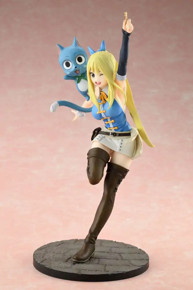 Fairy Tail 1/8 Lucy Heartfilia Wink Ver. PVC szobor figura 23 cm termékfotó