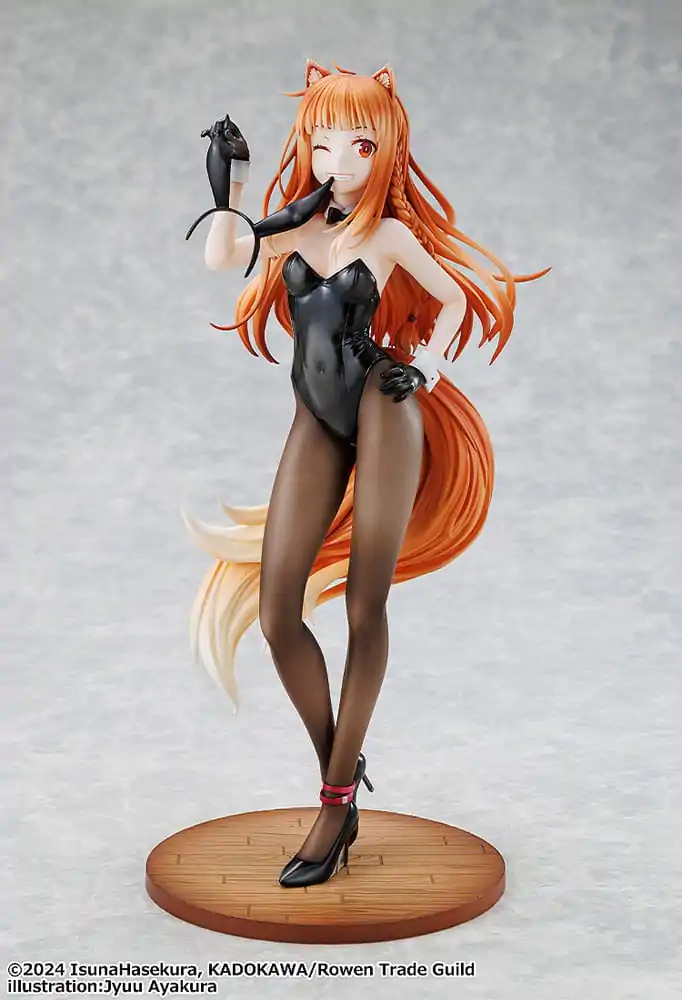 Spice and Wolf: Merchant Meets the Wise Wolf 1/7 Holo Light Novel bunny Ver. illustration by Jyuu Ayakura PVC szobor figura 23 cm termékfotó