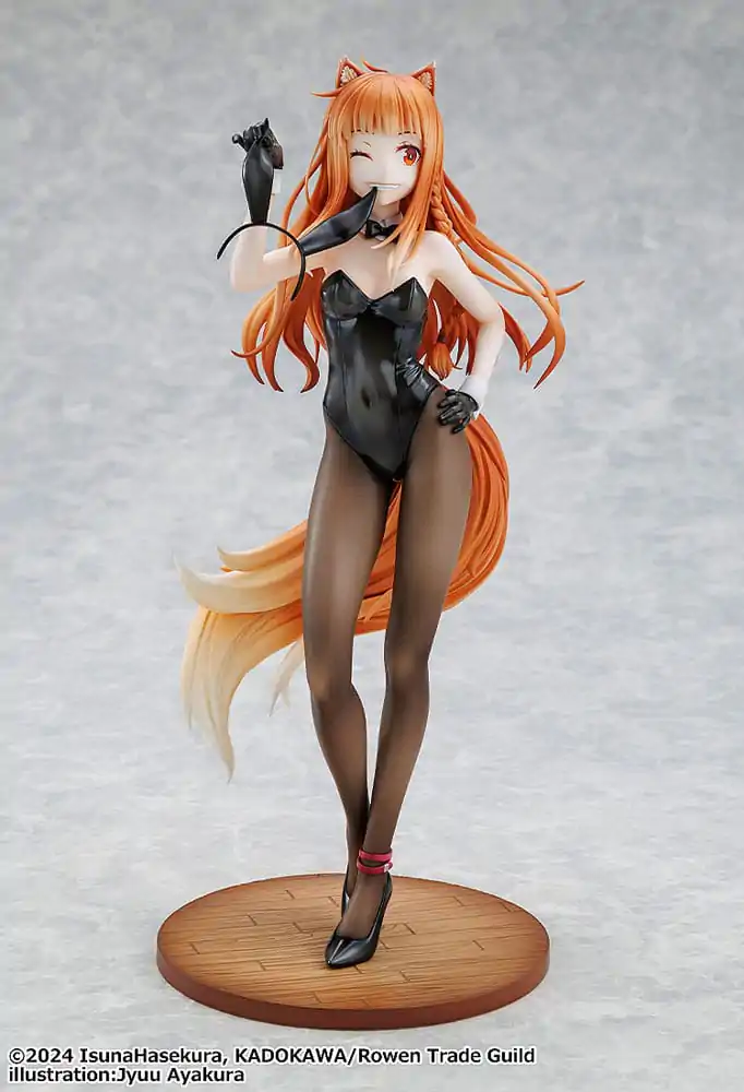 Spice and Wolf: Merchant Meets the Wise Wolf 1/7 Holo Light Novel bunny Ver. illustration by Jyuu Ayakura PVC szobor figura 23 cm termékfotó