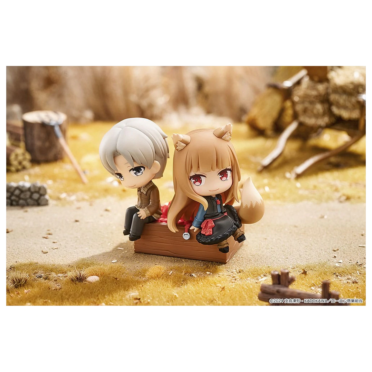 Spice and Wolf: Merchant Meets the Wise Wolf Mini Memory Mini figura Lawrence & Holo 8 cm termékfotó
