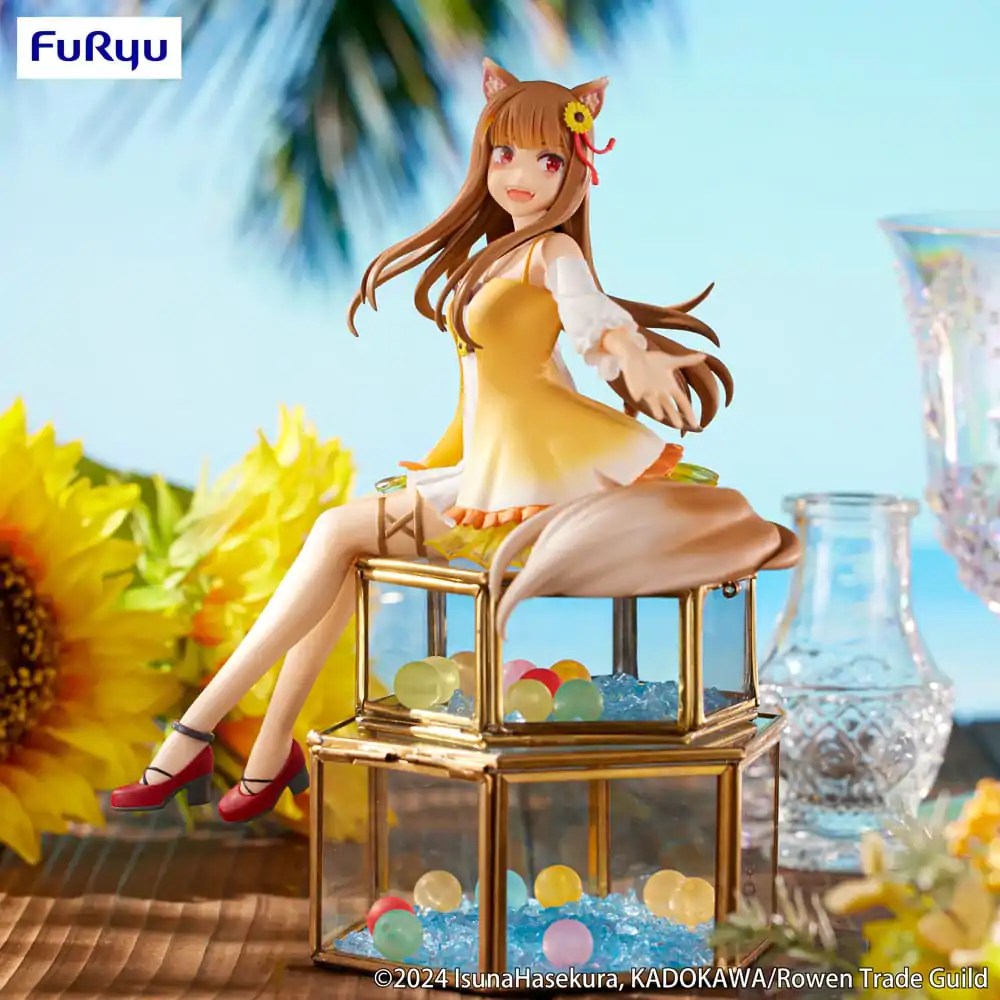 Spice and Wolf Noodle Stopper Holo Sunflower Dress Ver. PVC szobor figura 17 cm termékfotó