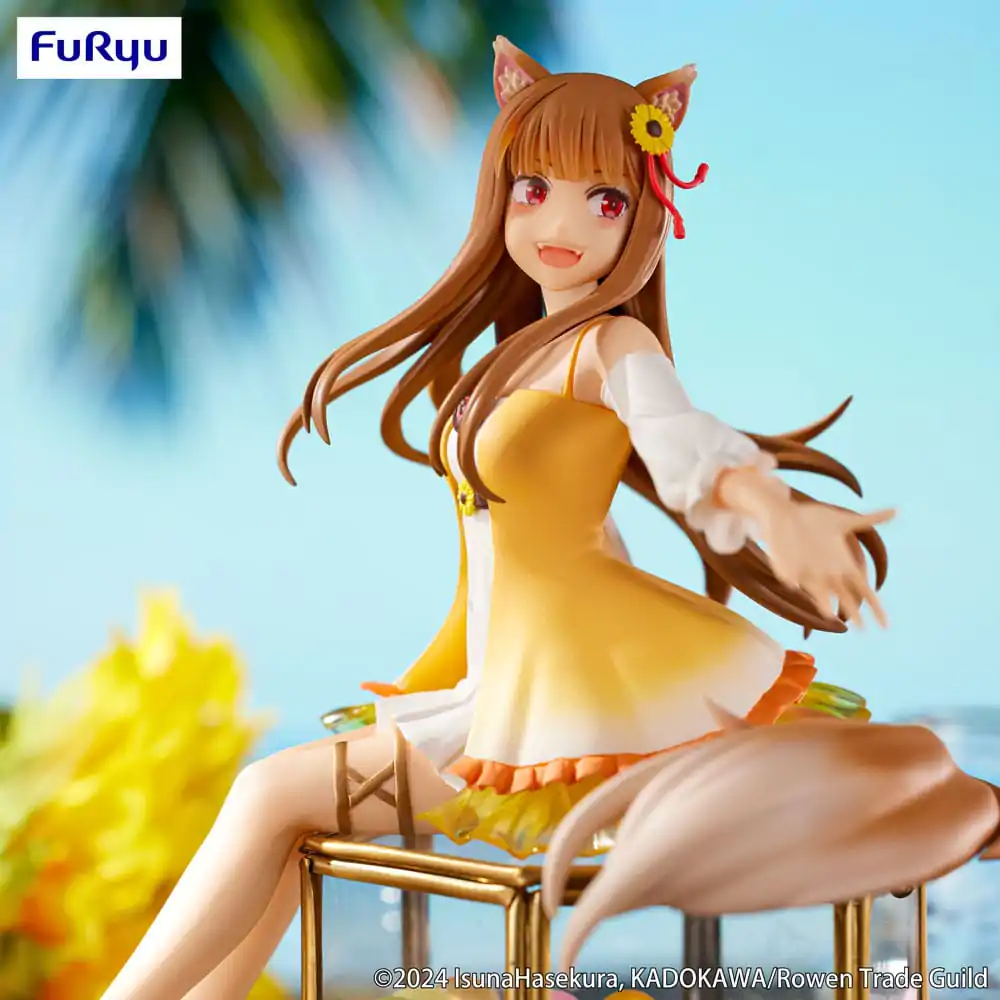 Spice and Wolf Noodle Stopper Holo Sunflower Dress Ver. PVC szobor figura 17 cm termékfotó