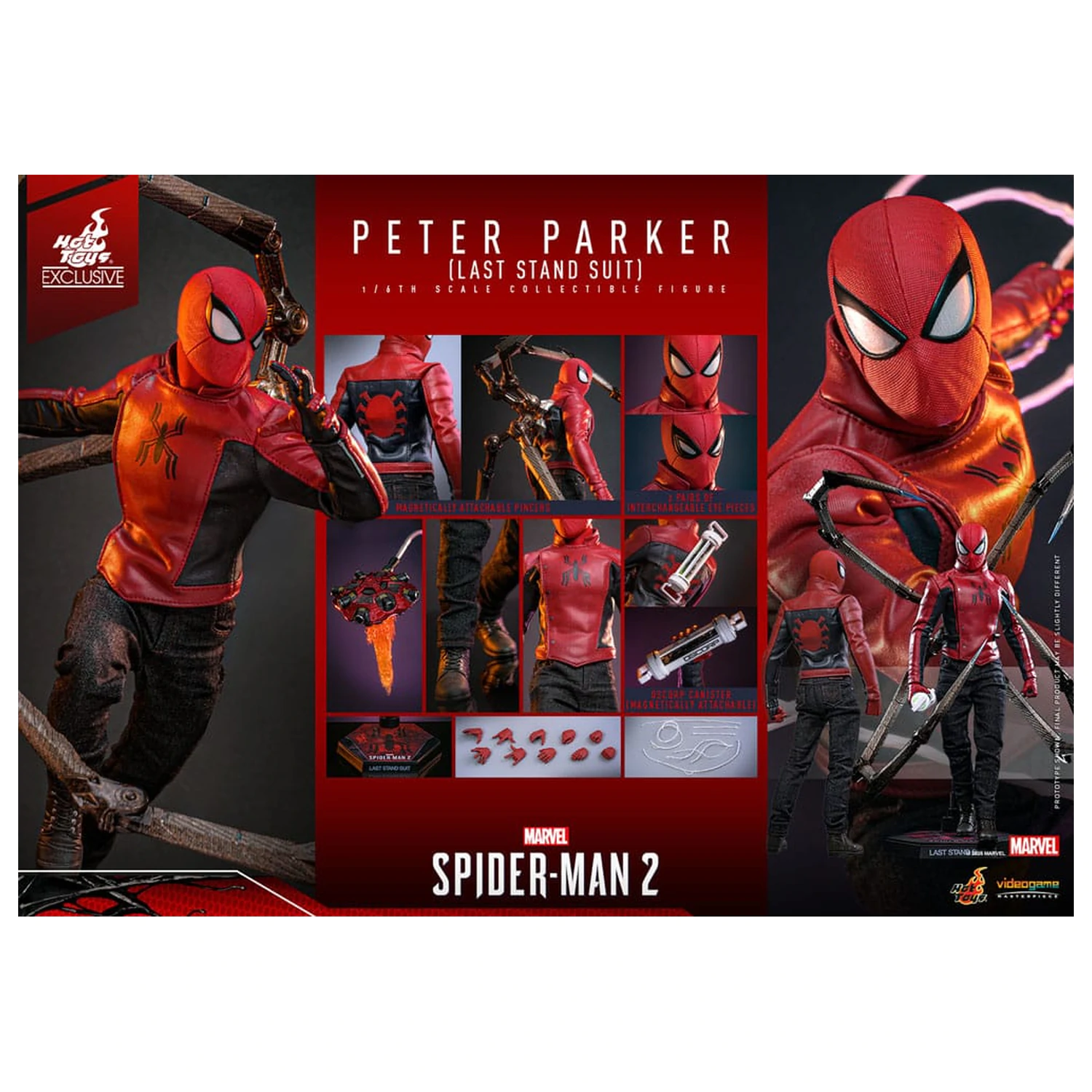 Spider-Man 2 1/6 Peter Parker (Last Stand Suit) akciófigura 30 cm termékfotó
