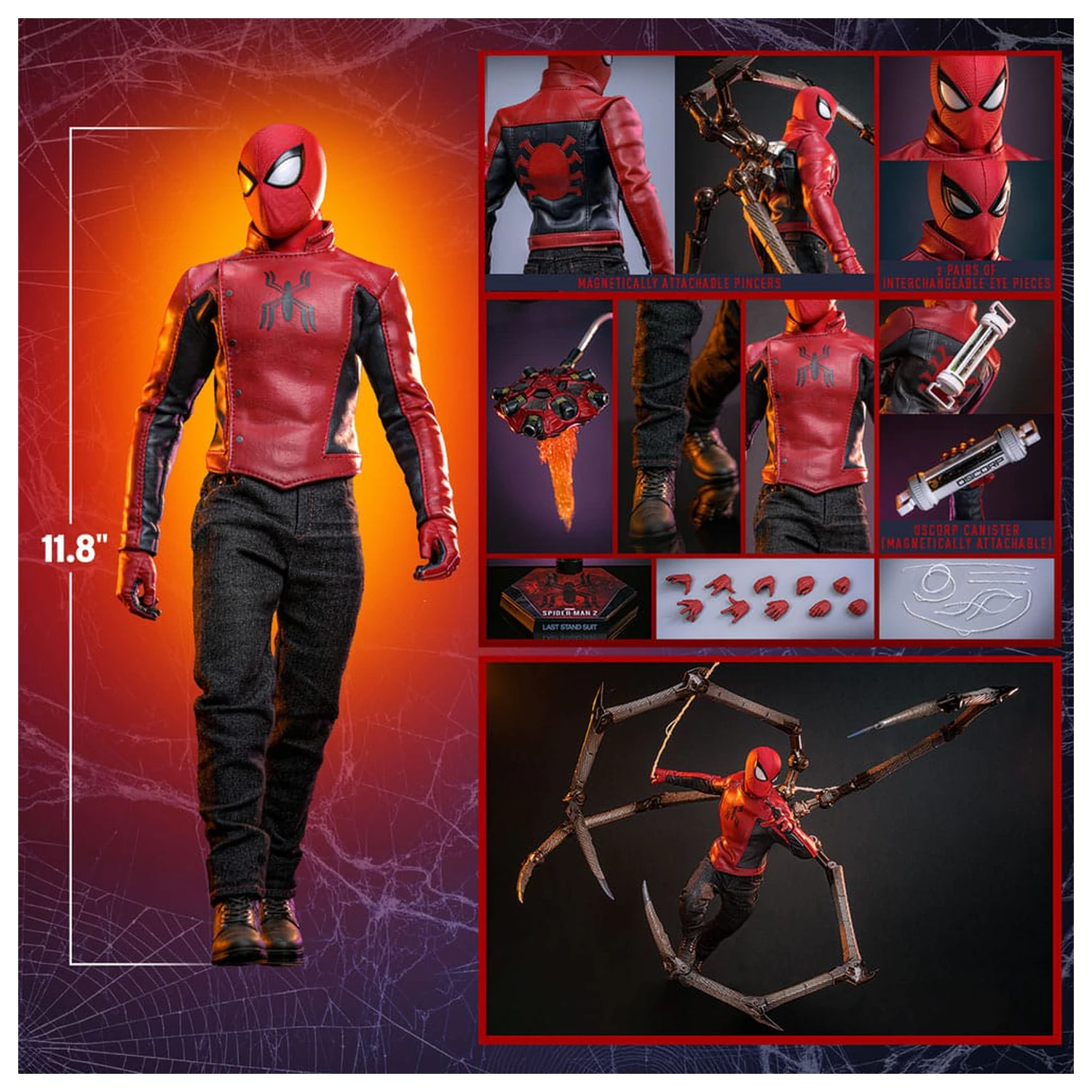 Spider-Man 2 1/6 Peter Parker (Last Stand Suit) akciófigura 30 cm termékfotó