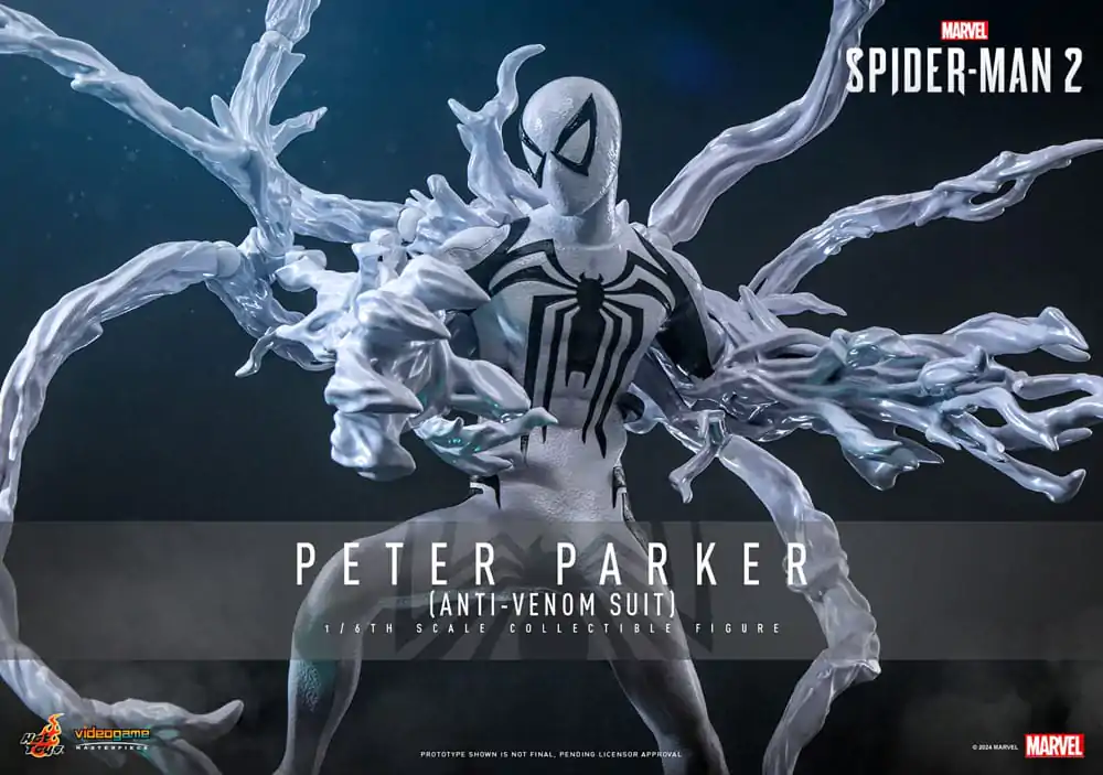 Spider-Man 2 Video Game Masterpiece 1/6 Peter Parker (Anti-Venom Suit) akciófigura 30 cm termékfotó