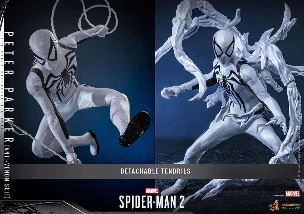 Spider-Man 2 Video Game Masterpiece 1/6 Peter Parker (Anti-Venom Suit) akciófigura 30 cm termékfotó