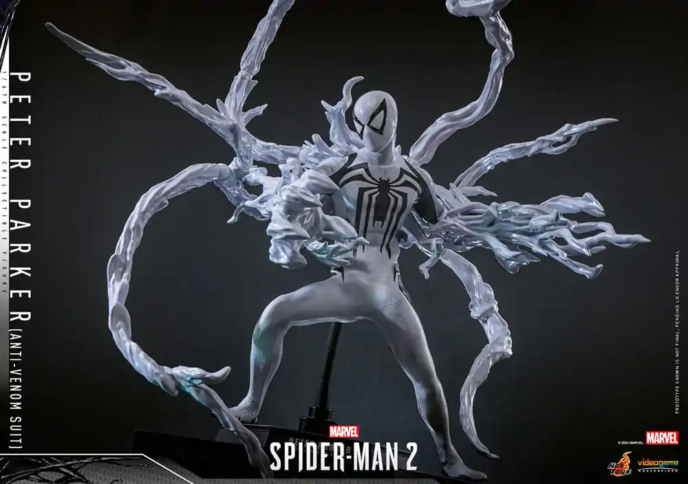 Spider-Man 2 Video Game Masterpiece 1/6 Peter Parker (Anti-Venom Suit) akciófigura 30 cm termékfotó