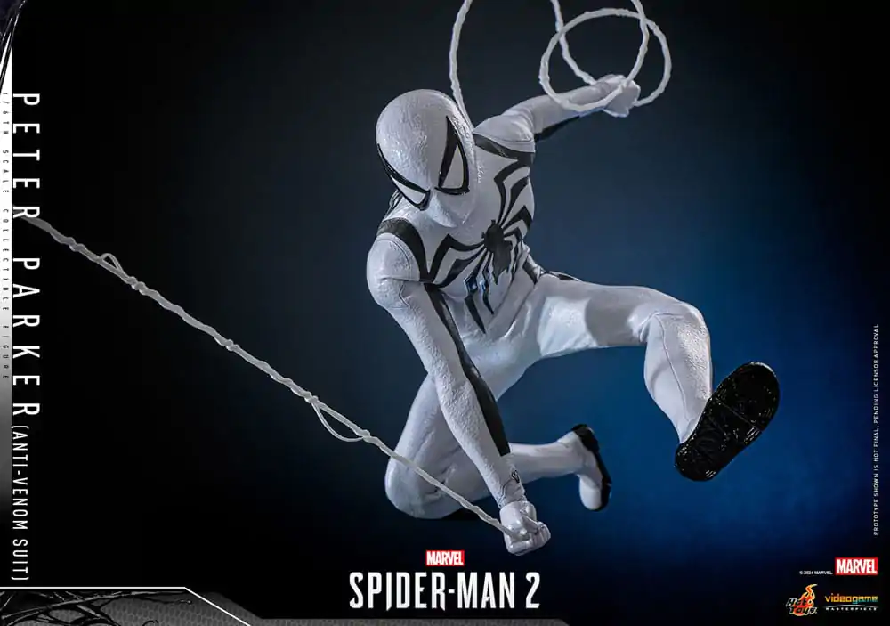 Spider-Man 2 Video Game Masterpiece 1/6 Peter Parker (Anti-Venom Suit) akciófigura 30 cm termékfotó