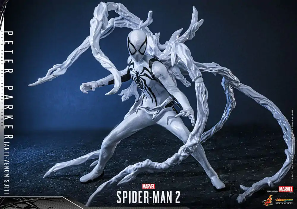 Spider-Man 2 Video Game Masterpiece 1/6 Peter Parker (Anti-Venom Suit) akciófigura 30 cm termékfotó