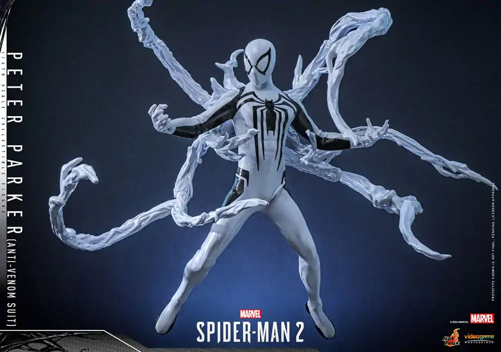 Spider-Man 2 Video Game Masterpiece 1/6 Peter Parker (Anti-Venom Suit) akciófigura 30 cm termékfotó