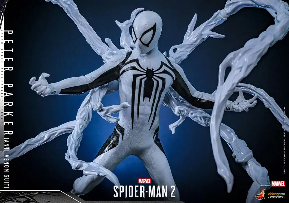 Spider-Man 2 Video Game Masterpiece 1/6 Peter Parker (Anti-Venom Suit) akciófigura 30 cm termékfotó