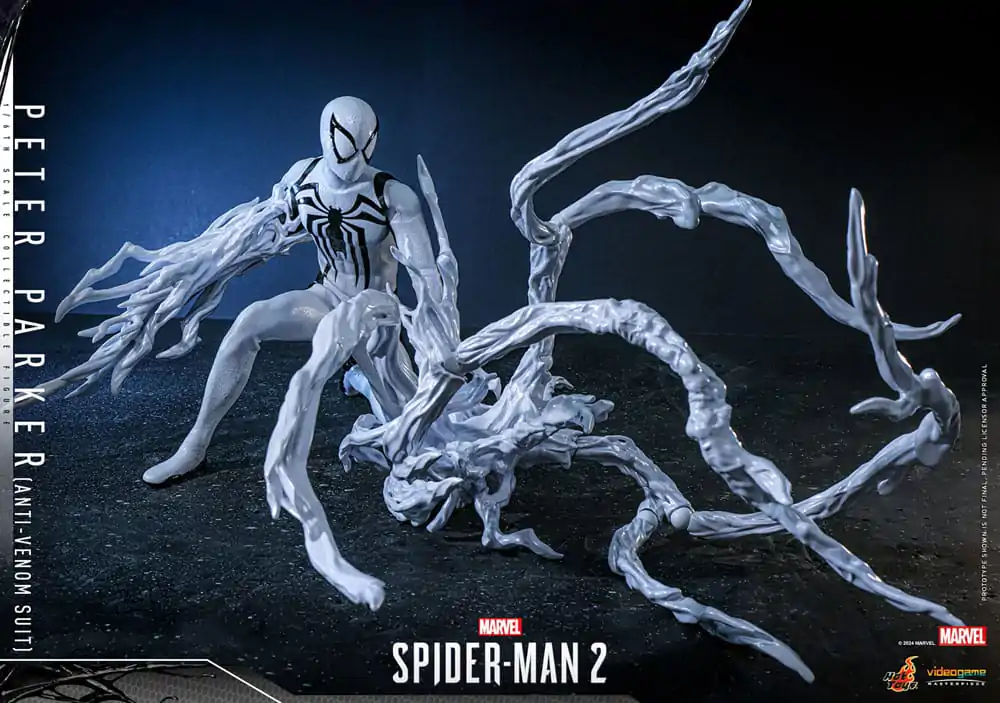 Spider-Man 2 Video Game Masterpiece 1/6 Peter Parker (Anti-Venom Suit) akciófigura 30 cm termékfotó