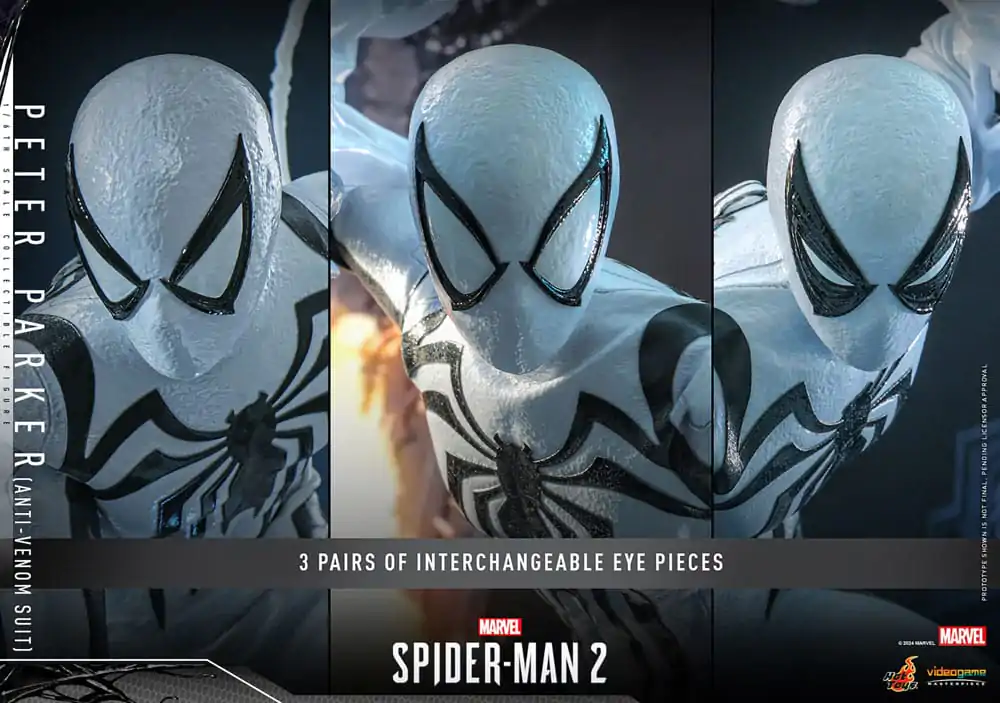 Spider-Man 2 Video Game Masterpiece 1/6 Peter Parker (Anti-Venom Suit) akciófigura 30 cm termékfotó