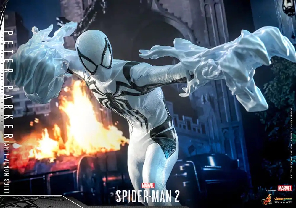 Spider-Man 2 Video Game Masterpiece 1/6 Peter Parker (Anti-Venom Suit) akciófigura 30 cm termékfotó