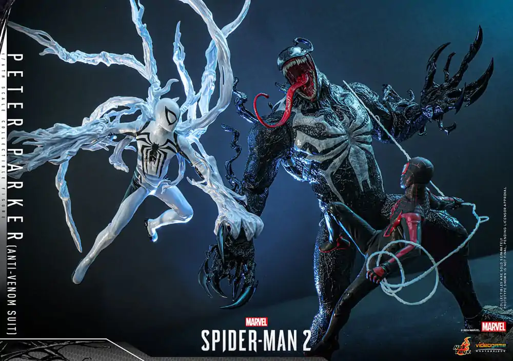 Spider-Man 2 Video Game Masterpiece 1/6 Peter Parker (Anti-Venom Suit) akciófigura 30 cm termékfotó