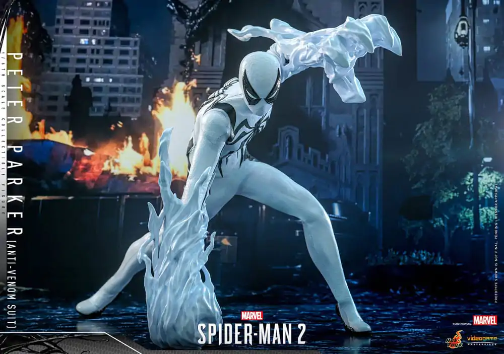 Spider-Man 2 Video Game Masterpiece 1/6 Peter Parker (Anti-Venom Suit) akciófigura 30 cm termékfotó