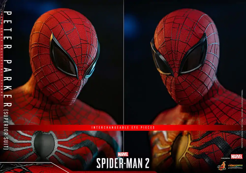 Spider-Man 2 Video Game Masterpiece 1/6 Peter Parker (Superior Suit) akciófigura 30 cm termékfotó