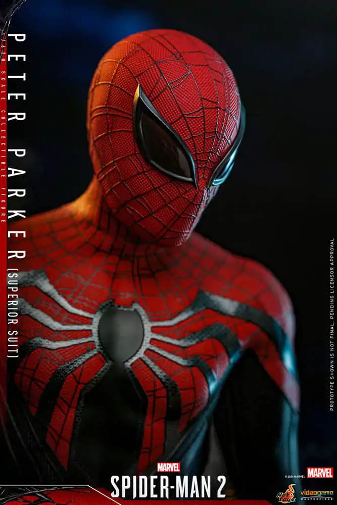 Spider-Man 2 Video Game Masterpiece 1/6 Peter Parker (Superior Suit) akciófigura 30 cm termékfotó