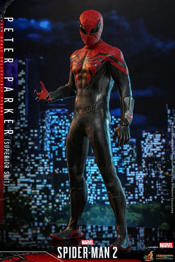 Spider-Man 2 Video Game Masterpiece 1/6 Peter Parker (Superior Suit) akciófigura 30 cm termékfotó