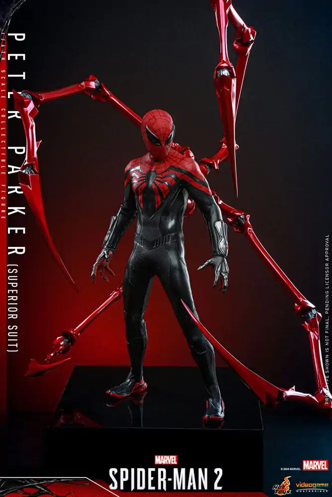 Spider-Man 2 Video Game Masterpiece 1/6 Peter Parker (Superior Suit) akciófigura 30 cm termékfotó