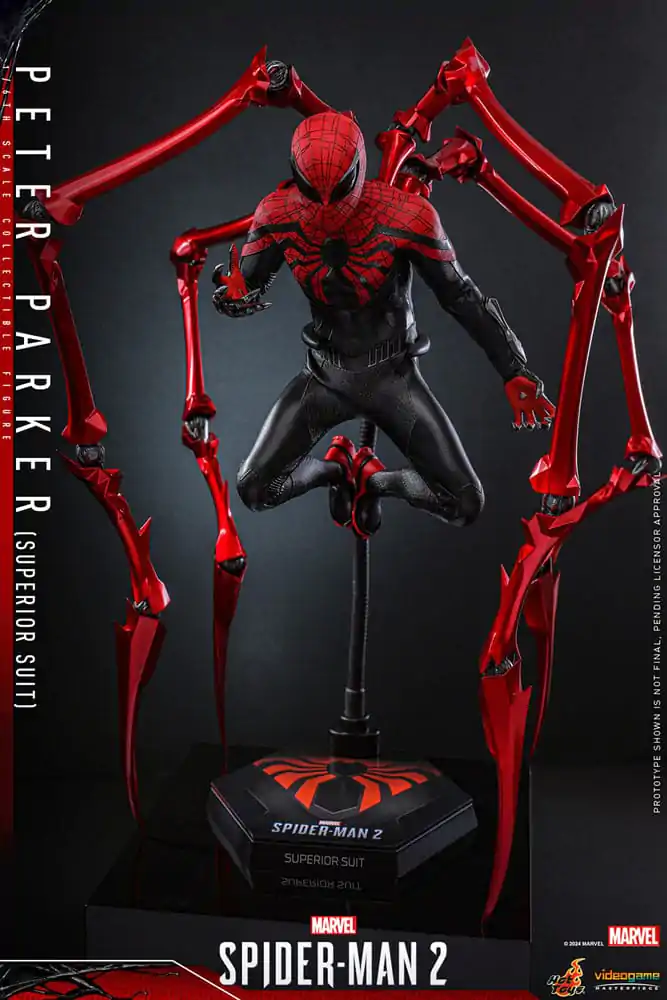 Spider-Man 2 Video Game Masterpiece 1/6 Peter Parker (Superior Suit) akciófigura 30 cm termékfotó