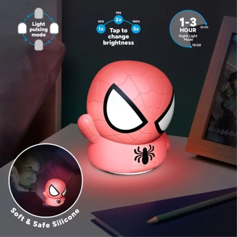 Marvel Spiderman 3D lamp 14cm termékfotó