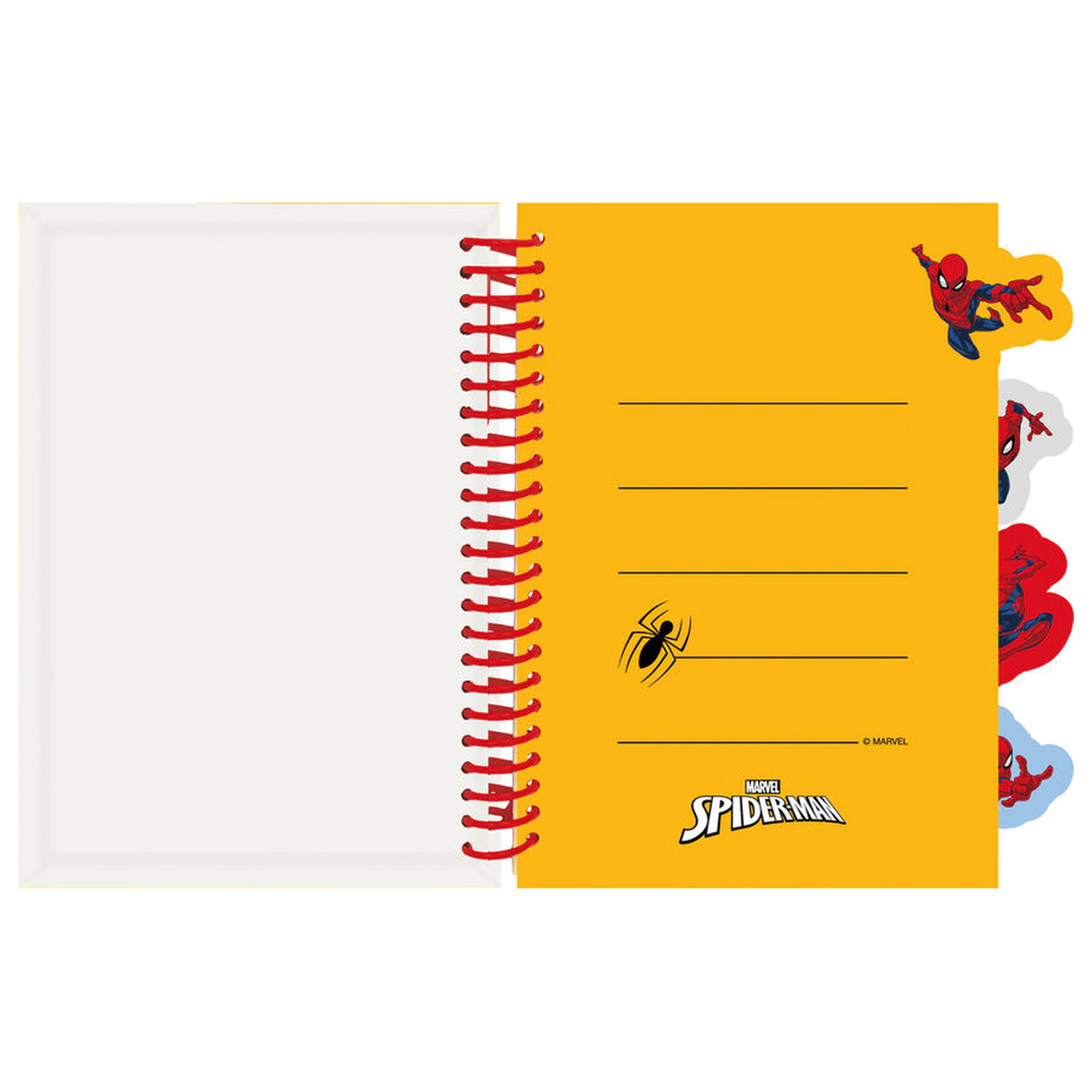 Spider-Man A5 jegyzetfüzet termékfotó