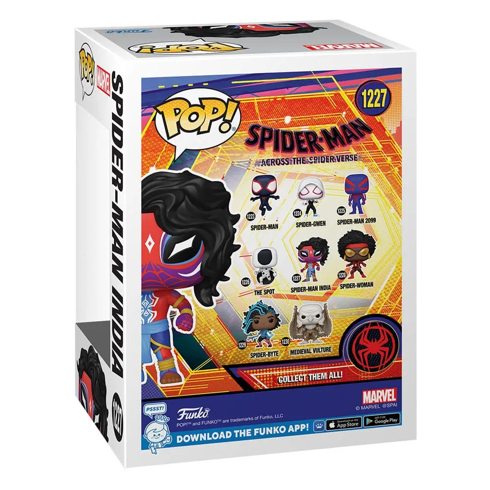 Spider-Man: Across the Spider-Verse Funko POP! Movies Vinyl figura Spider-Man India 9 cm termékfotó