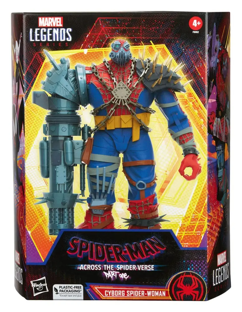 Spider-Man: Across the Spider-Verse Marvel Legends Deluxe Cyborg Spider-Woman akciófigura 15 cm termékfotó