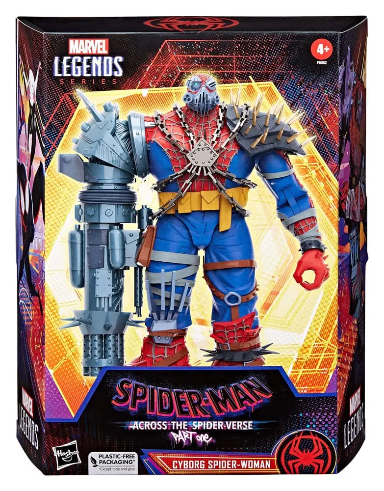 Spider-Man: Across the Spider-Verse Marvel Legends Deluxe Cyborg Spider-Woman akciófigura 15 cm termékfotó