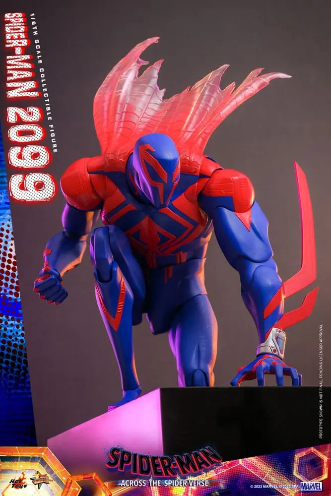 Spider-Man: Across the Spider-Verse Movie Masterpiece 1/6 Spider-Man 2099 akciófigura 33 cm termékfotó