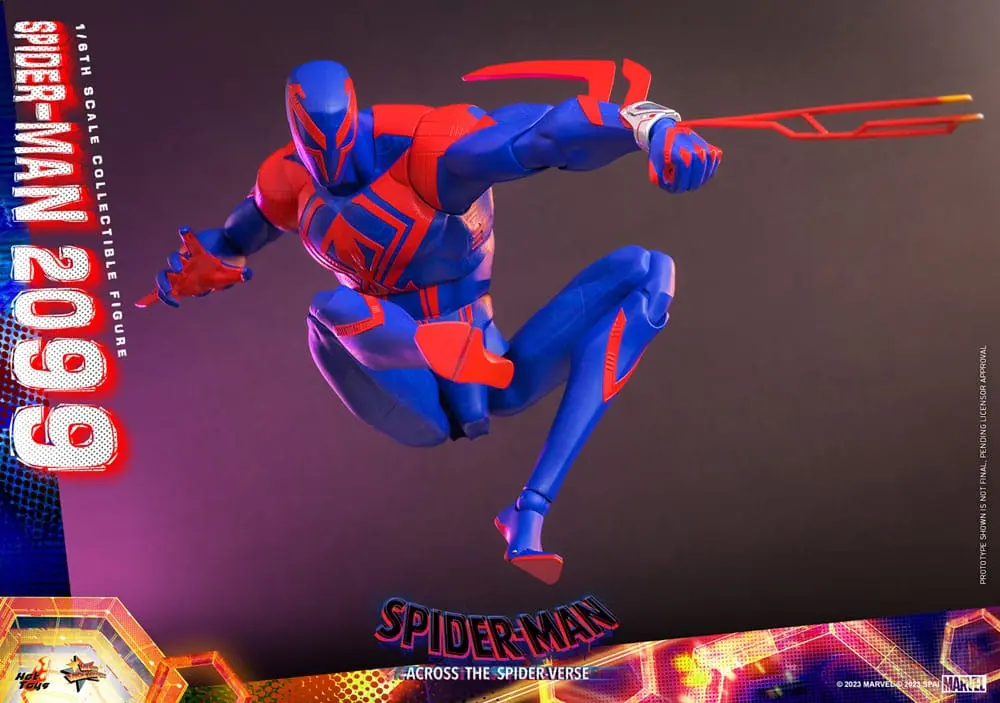 Spider-Man: Across the Spider-Verse Movie Masterpiece 1/6 Spider-Man 2099 akciófigura 33 cm termékfotó