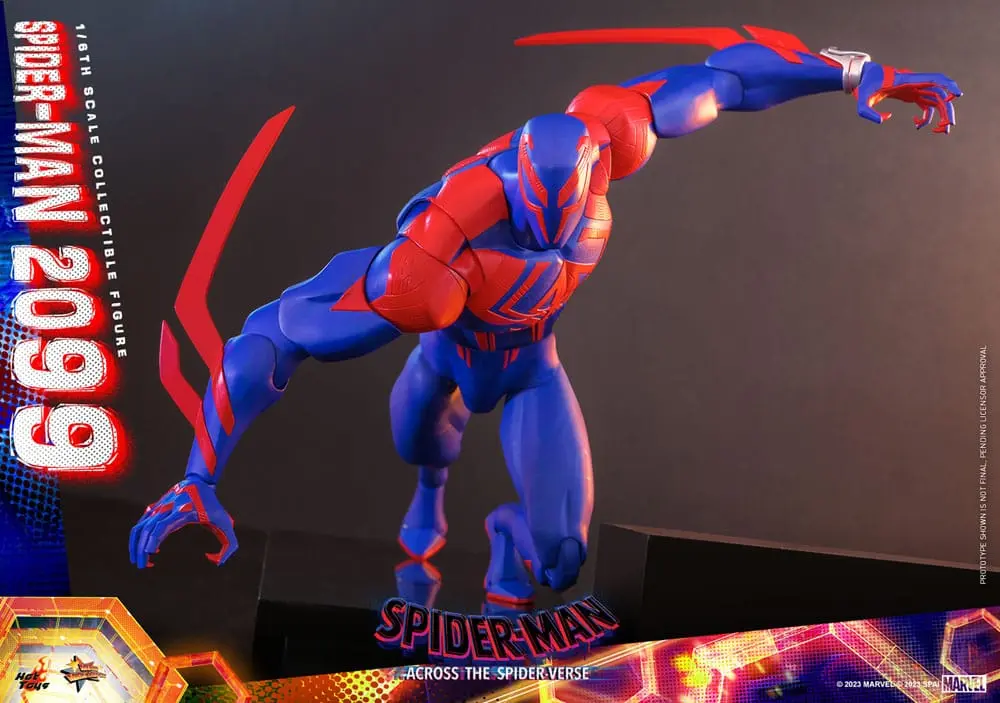 Spider-Man: Across the Spider-Verse Movie Masterpiece 1/6 Spider-Man 2099 akciófigura 33 cm termékfotó