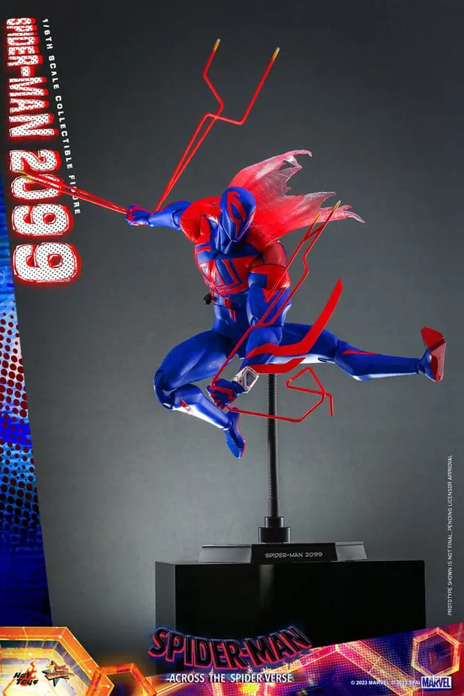 Spider-Man: Across the Spider-Verse Movie Masterpiece 1/6 Spider-Man 2099 akciófigura 33 cm termékfotó