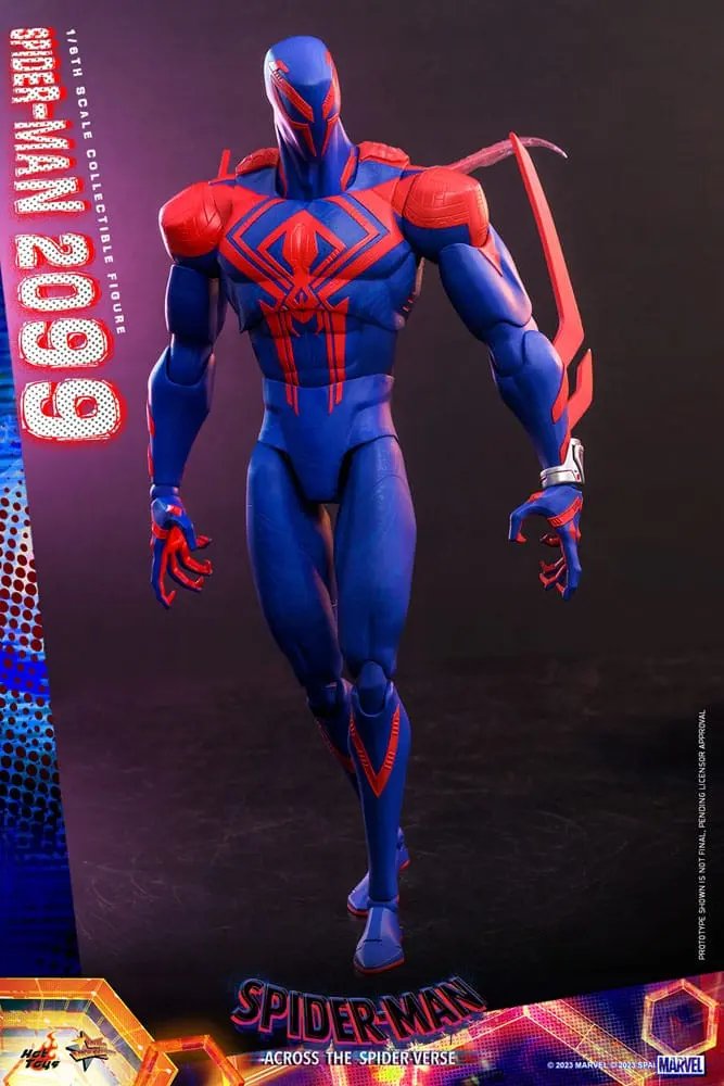 Spider-Man: Across the Spider-Verse Movie Masterpiece 1/6 Spider-Man 2099 akciófigura 33 cm termékfotó