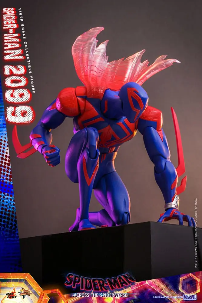 Spider-Man: Across the Spider-Verse Movie Masterpiece 1/6 Spider-Man 2099 akciófigura 33 cm termékfotó