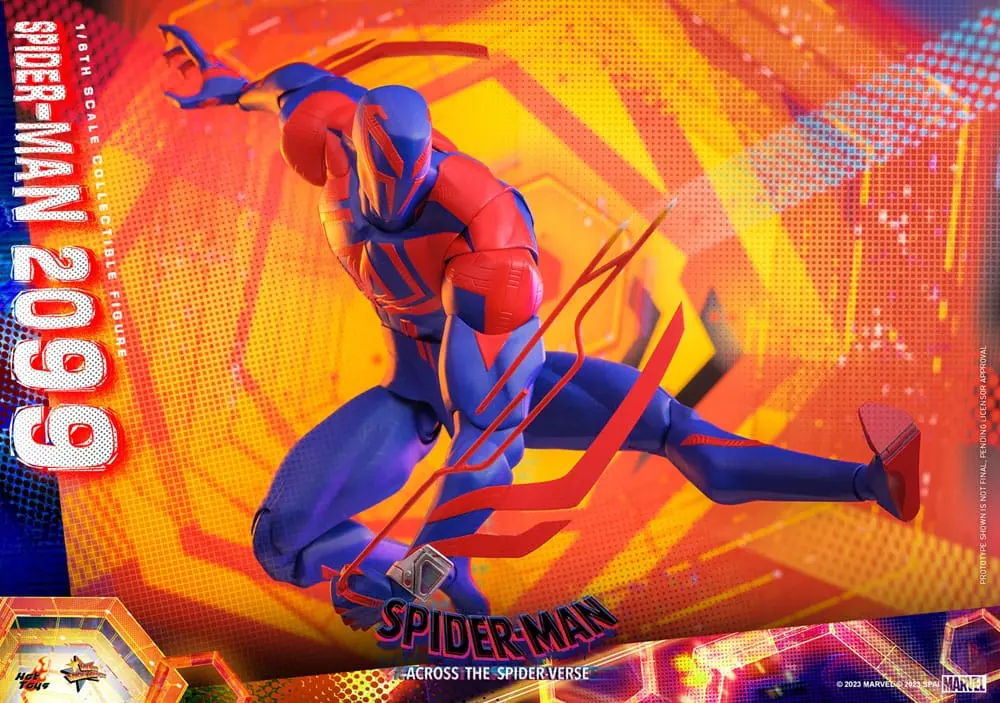 Spider-Man: Across the Spider-Verse Movie Masterpiece 1/6 Spider-Man 2099 akciófigura 33 cm termékfotó