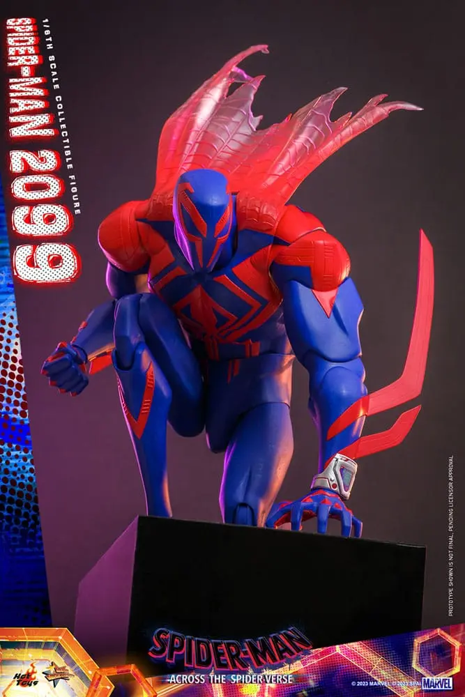 Spider-Man: Across the Spider-Verse Movie Masterpiece 1/6 Spider-Man 2099 akciófigura 33 cm termékfotó