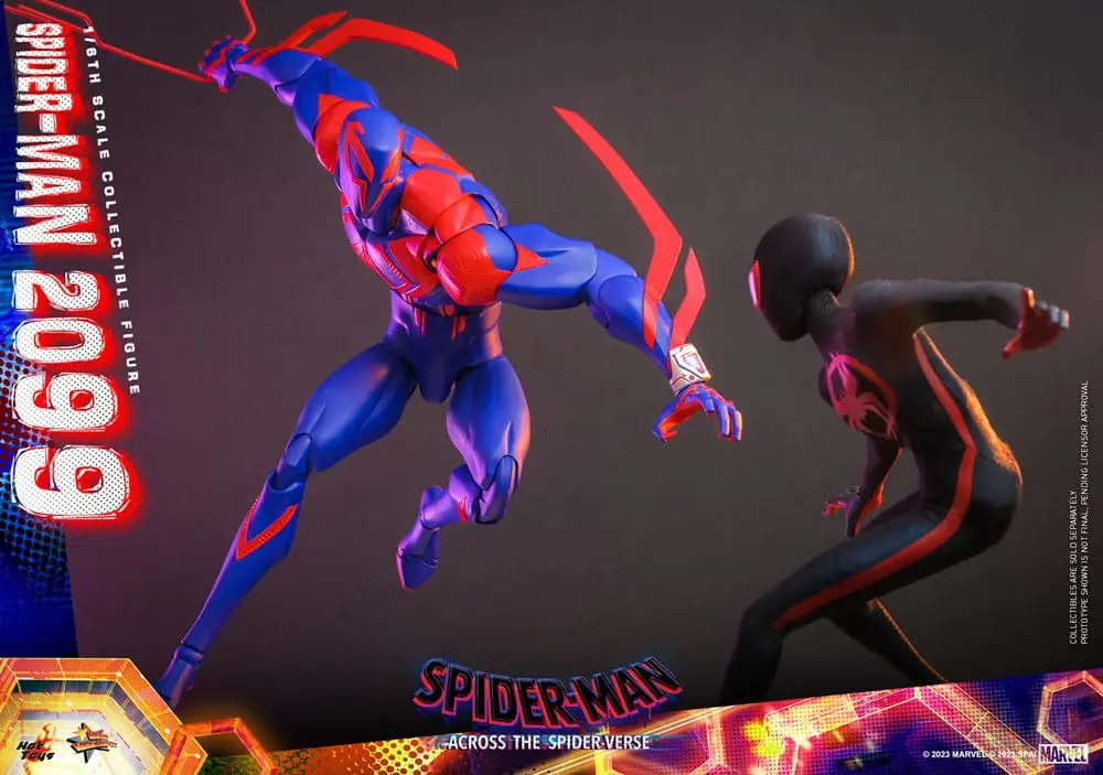 Spider-Man: Across the Spider-Verse Movie Masterpiece 1/6 Spider-Man 2099 akciófigura 33 cm termékfotó