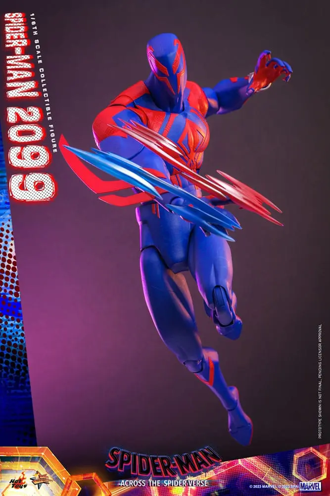 Spider-Man: Across the Spider-Verse Movie Masterpiece 1/6 Spider-Man 2099 akciófigura 33 cm termékfotó