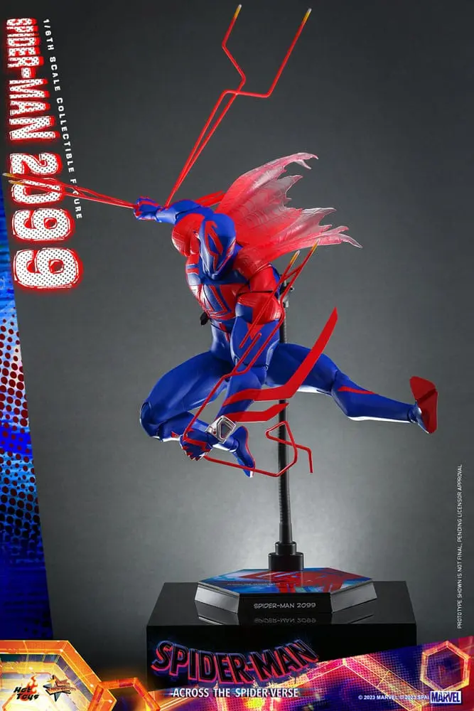 Spider-Man: Across the Spider-Verse Movie Masterpiece 1/6 Spider-Man 2099 akciófigura 33 cm termékfotó