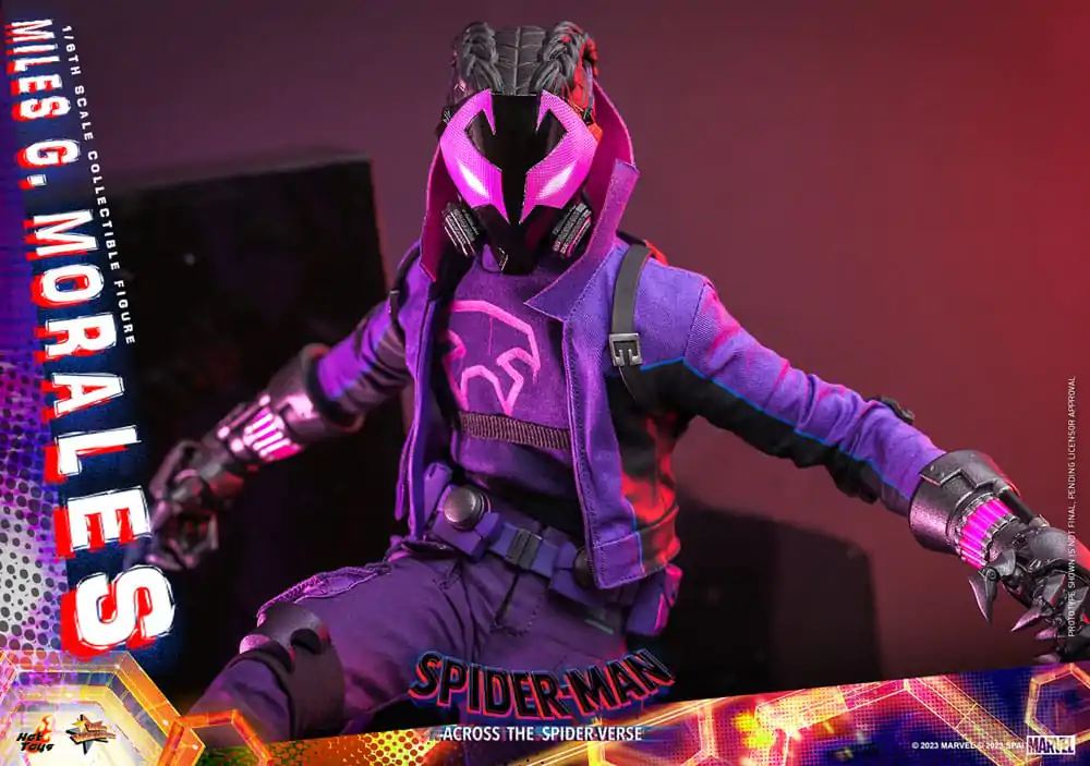 Spider-Man: Across the Spider-Verse Movie Masterpiece 1/6 Spider-Punk akciófigura 32 cm termékfotó