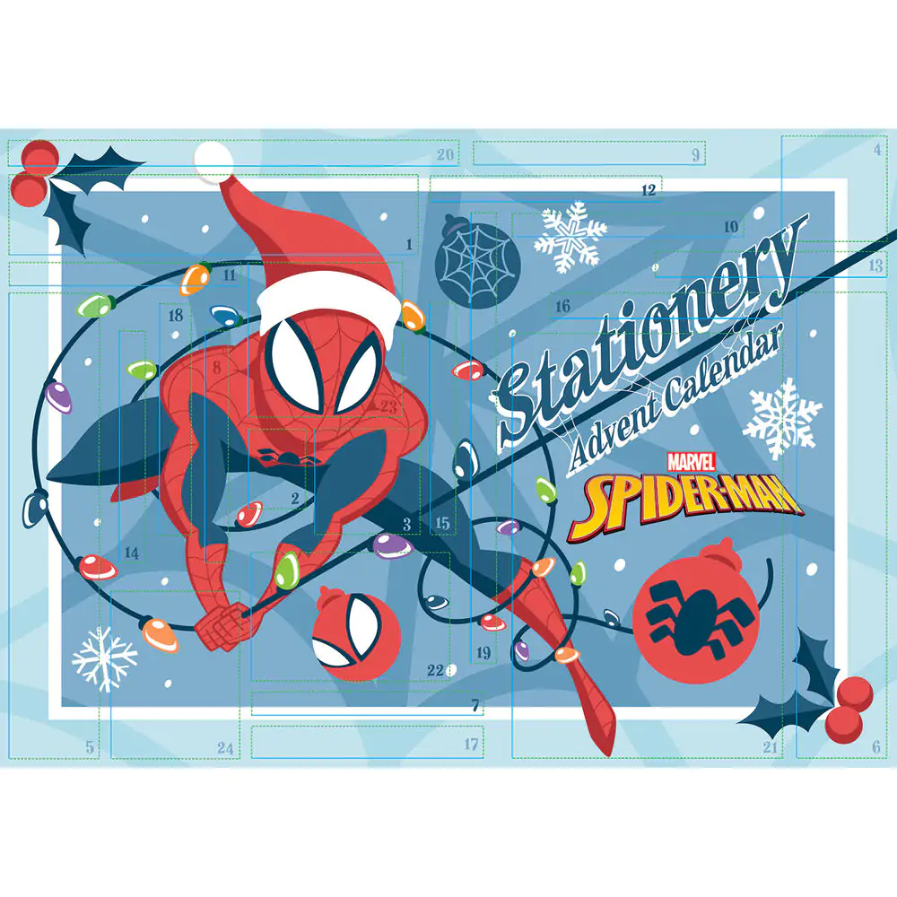 Spider-Man adventi kalendárium termékfotó