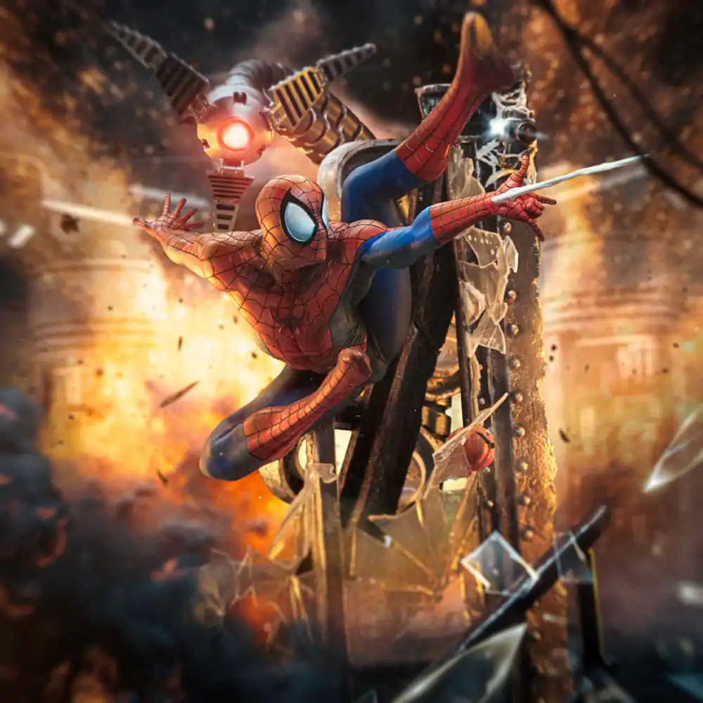 Spider-Man Art Scale 1/10 Spider-Man 10th Anniversary szobor figura 29 cm termékfotó