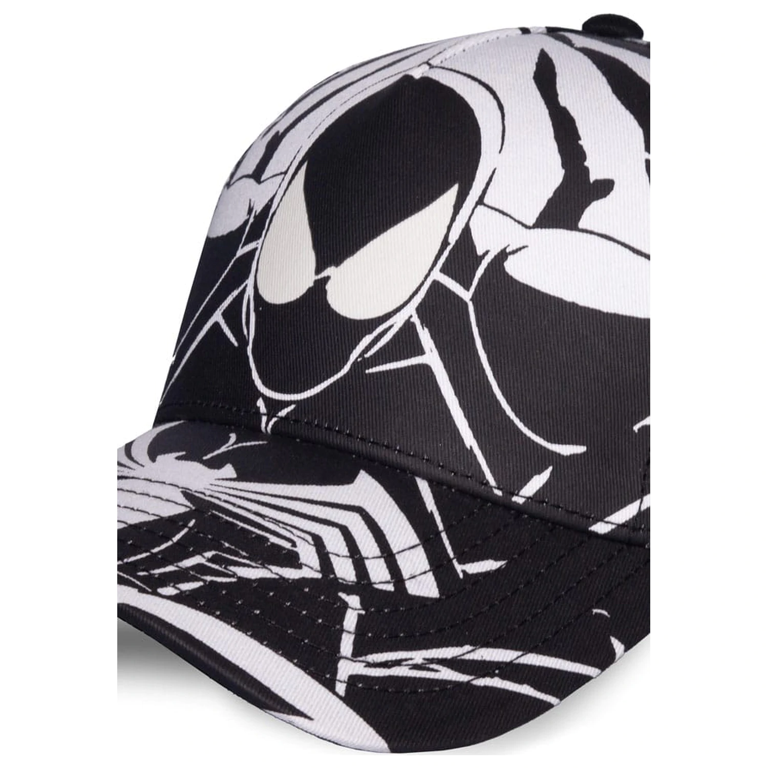 Spider-Man Black & White All-over-Print Baseball sapka termékfotó